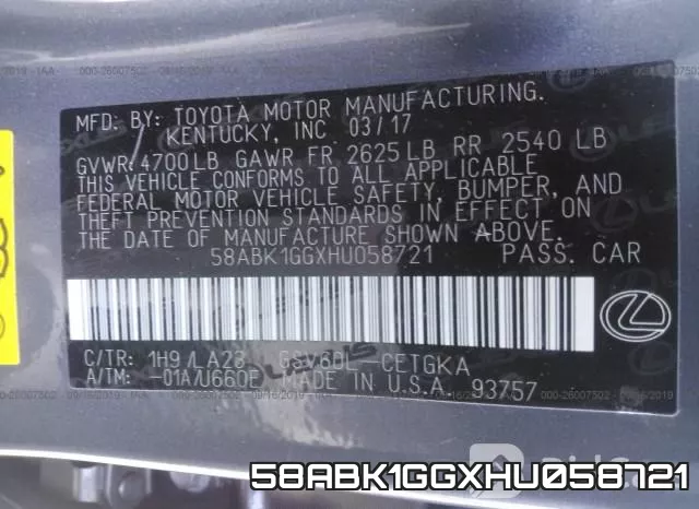 58ABK1GGXHU058721 фото 10