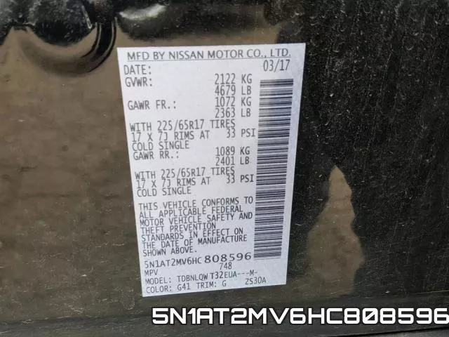 5N1AT2MV6HC808596 фото 2