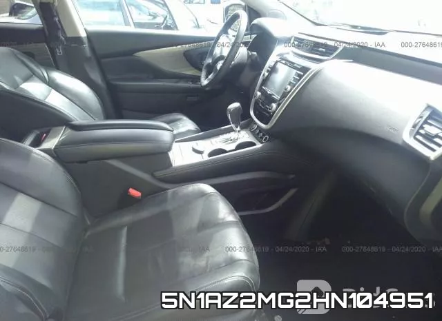 5N1AZ2MG2HN104951 фото 6