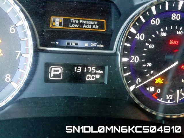 5N1DL0MN6KC504810 фото 9
