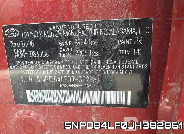 5NPD84LF0JH382861 фото 10