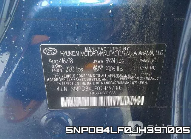 5NPD84LF0JH397005 фото 10