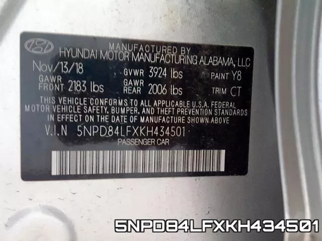 5NPD84LFXKH434501 фото 2