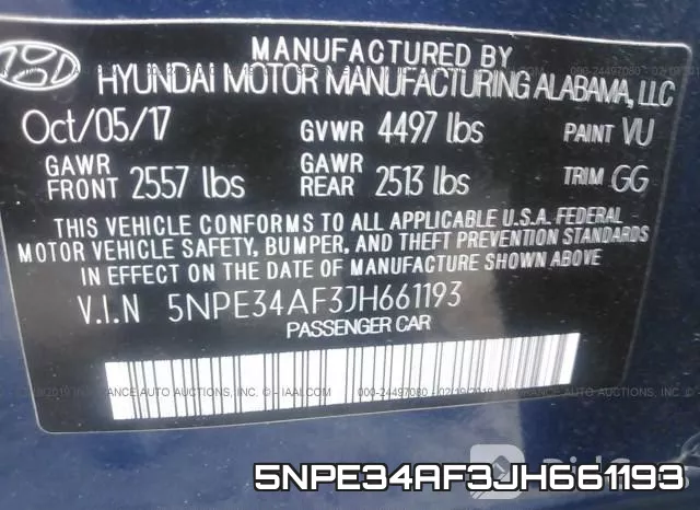5NPE34AF3JH661193 фото 10