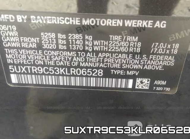 5UXTR9C53KLR06528 фото 10