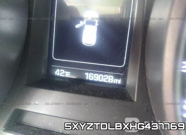 5XYZTDLBXHG437769 фото 8