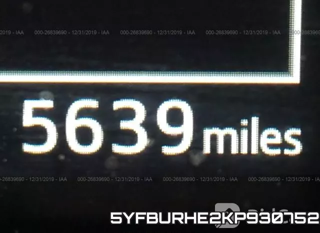 5YFBURHE2KP930752 фото 8