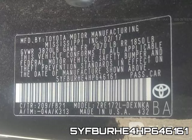 5YFBURHE4HP646161 фото 10