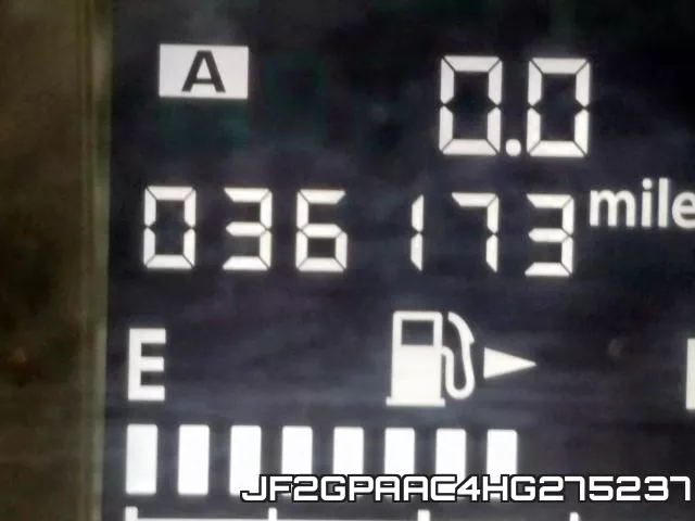 JF2GPAAC4HG275237 фото 9