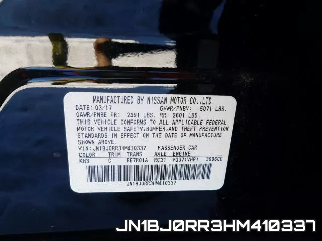 JN1BJ0RR3HM410337 фото 2