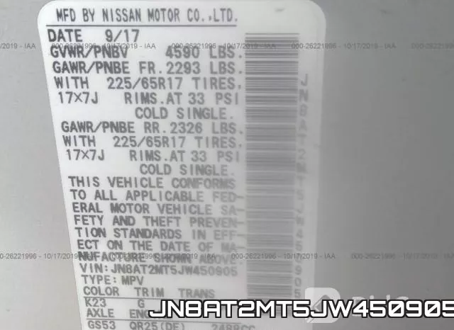 JN8AT2MT5JW450905 фото 10