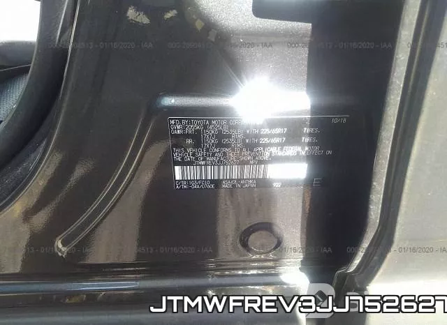 JTMWFREV3JJ752627 фото 10