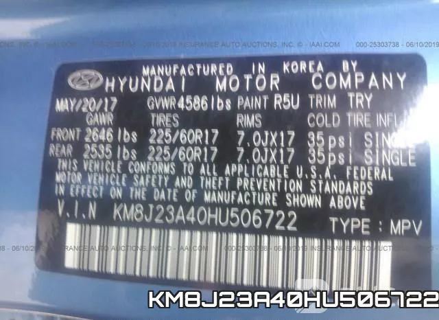 KM8J23A40HU506722 фото 10