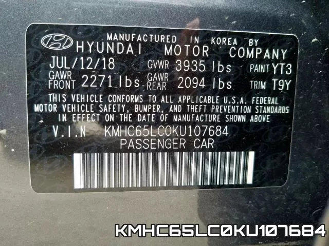 KMHC65LC0KU107684 фото 2