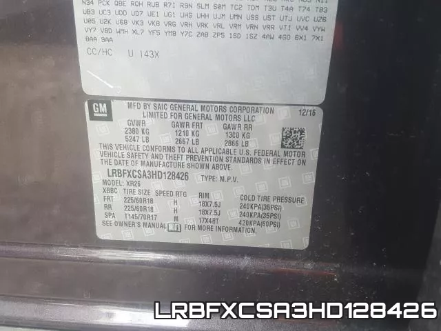 LRBFXCSA3HD128426 фото 2