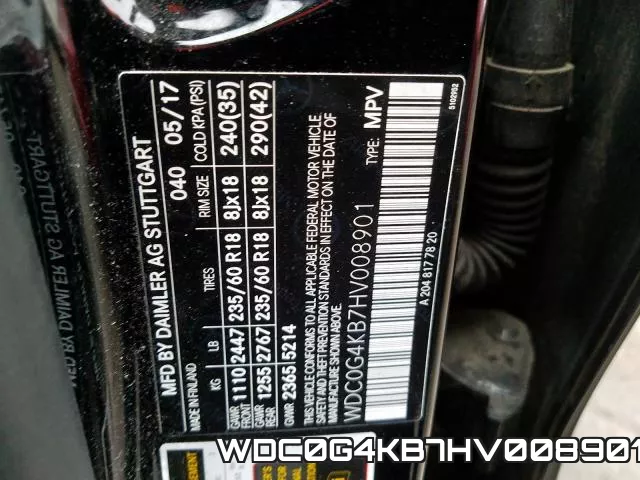 WDC0G4KB7HV008901 фото 2