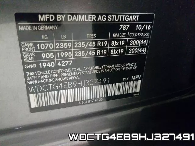 WDCTG4EB9HJ327491 фото 2