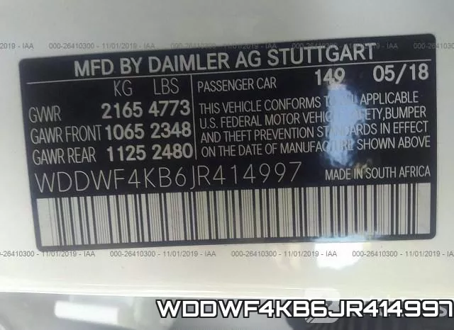 WDDWF4KB6JR414997 фото 10