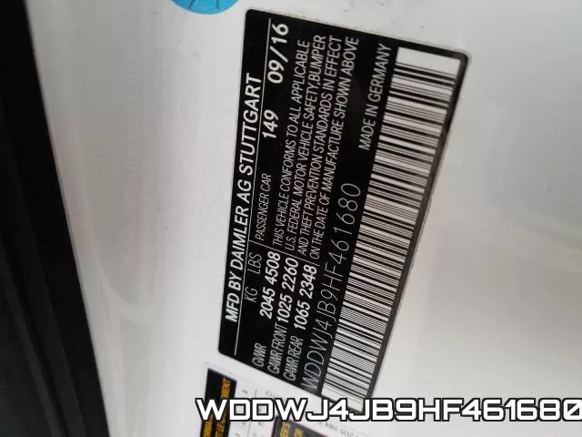 WDDWJ4JB9HF461680 фото 2