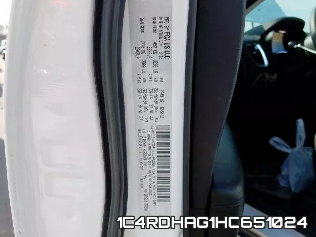 1C4RDHAG1HC651024 фото 2