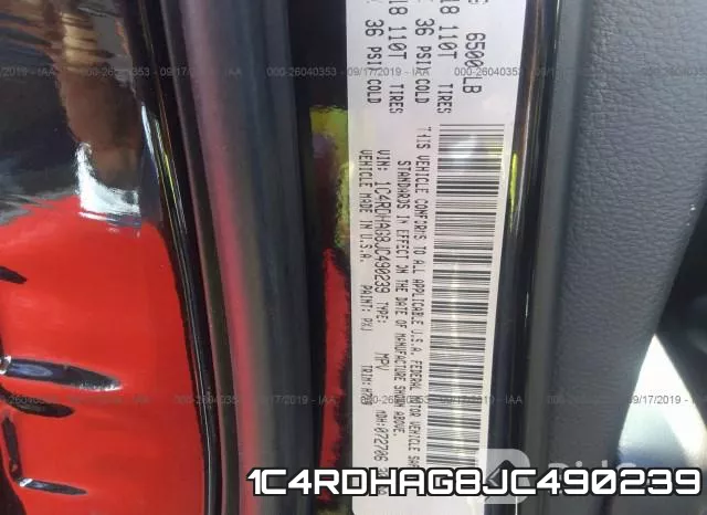 1C4RDHAG8JC490239 фото 10
