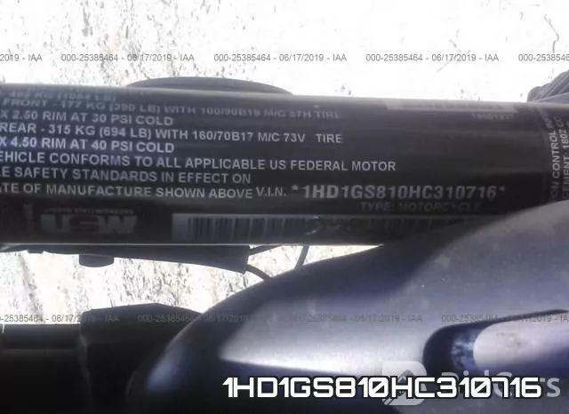 1HD1GS810HC310716 фото 2