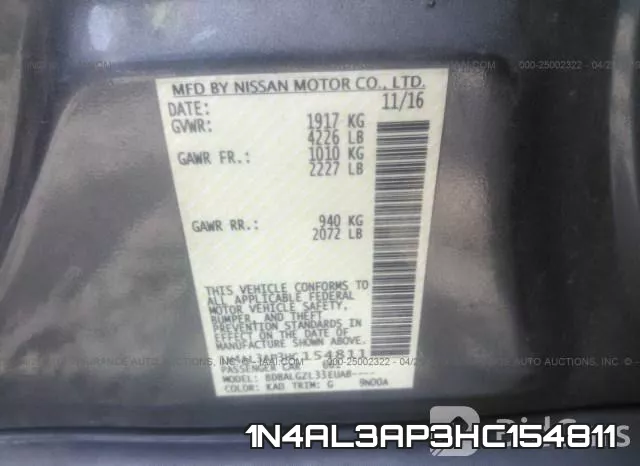 1N4AL3AP3HC154811 фото 10