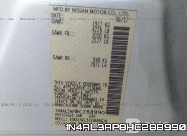 1N4AL3AP8HC288990 фото 10