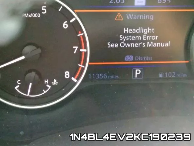 1N4BL4EV2KC190239 фото 9