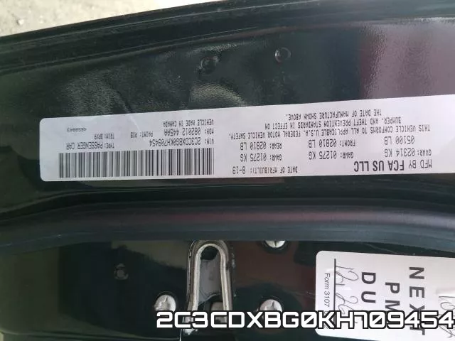2C3CDXBG0KH709454 фото 2