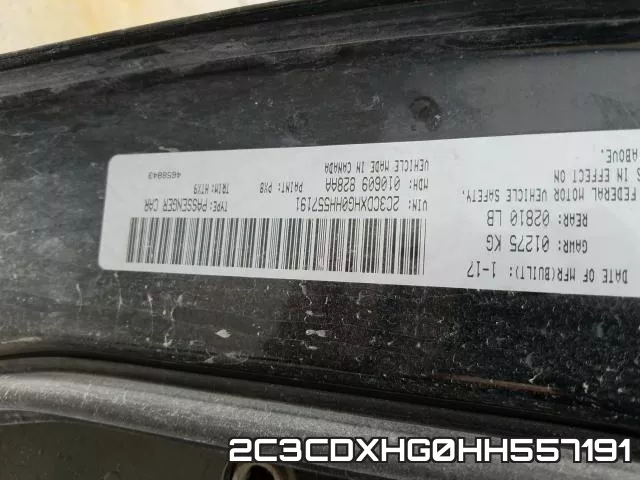 2C3CDXHG0HH557191 фото 2