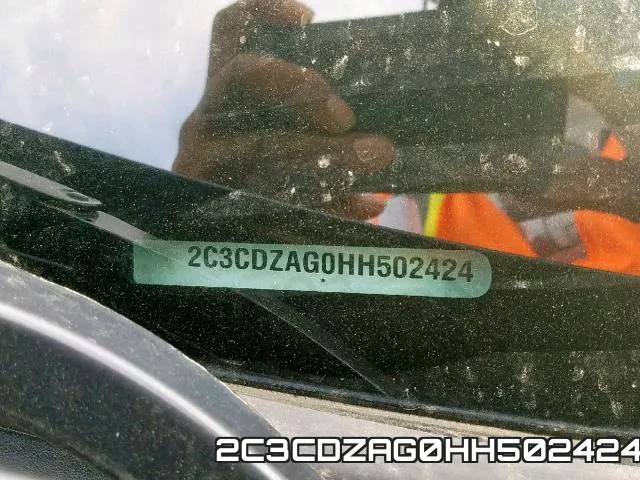 2C3CDZAG0HH502424 фото 2