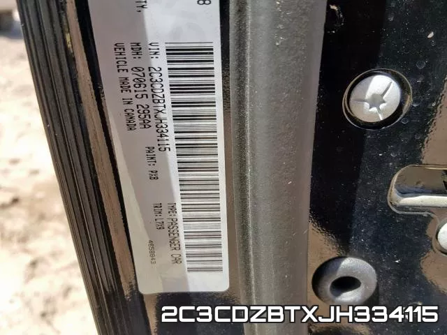 2C3CDZBTXJH334115 фото 2