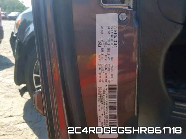 2C4RDGEG5HR861718 фото 2