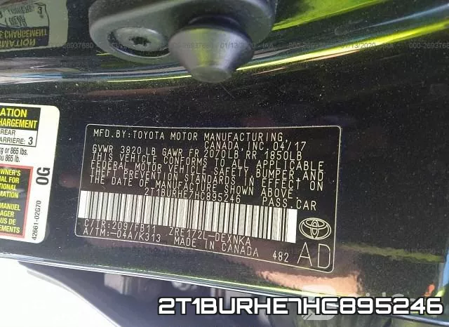 2T1BURHE7HC895246 фото 10
