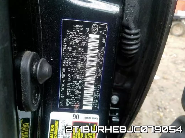 2T1BURHE8JC079054 фото 2