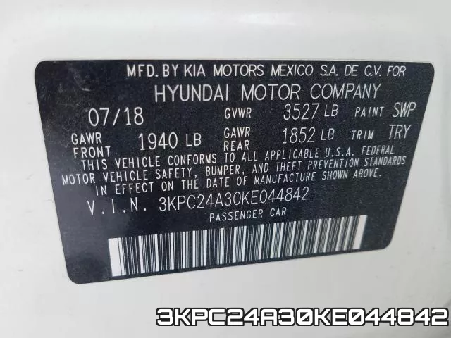 3KPC24A30KE044842 фото 2