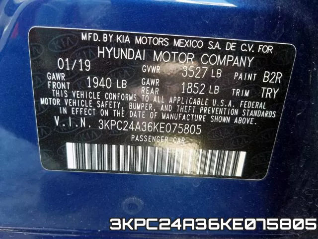 3KPC24A36KE075805 фото 2