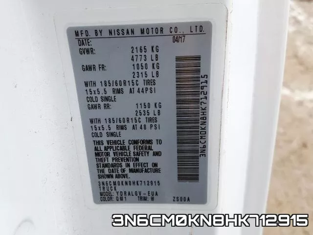 3N6CM0KN8HK712915 фото 2