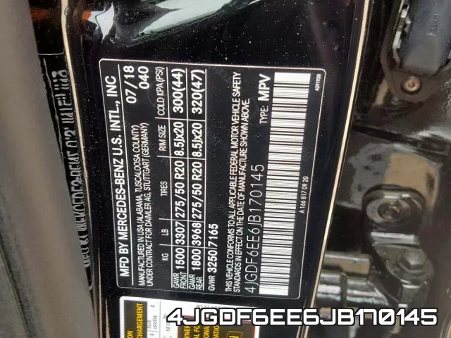 4JGDF6EE6JB170145 фото 2