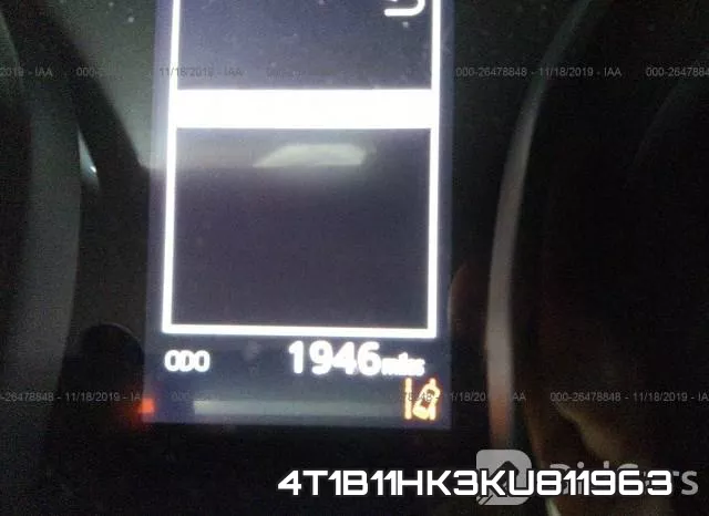 4T1B11HK3KU811963 фото 8