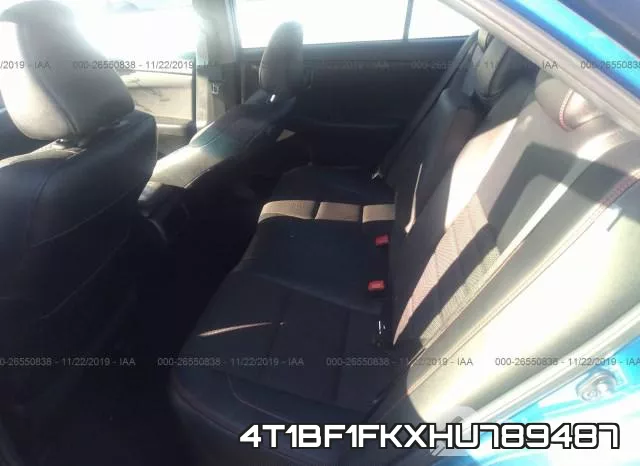 4T1BF1FKXHU789487 фото 8