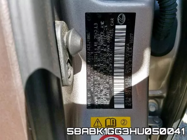 58ABK1GG3HU050041 фото 2