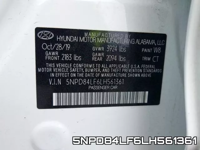 5NPD84LF6LH561361 фото 2