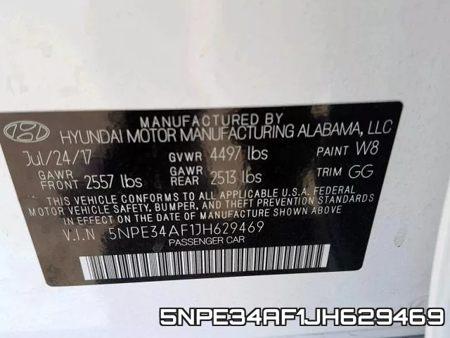 5NPE34AF1JH629469 фото 2
