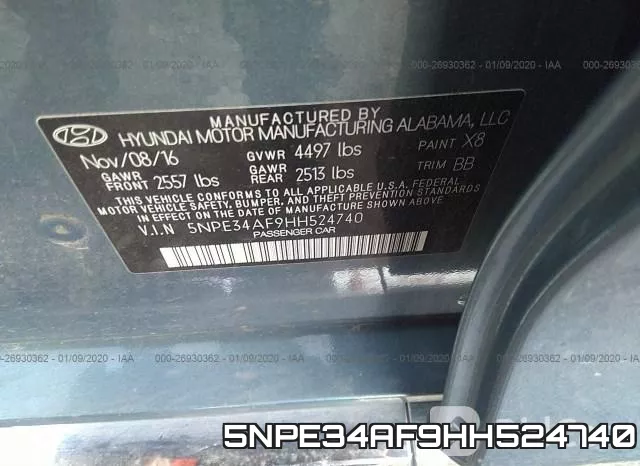 5NPE34AF9HH524740 фото 10