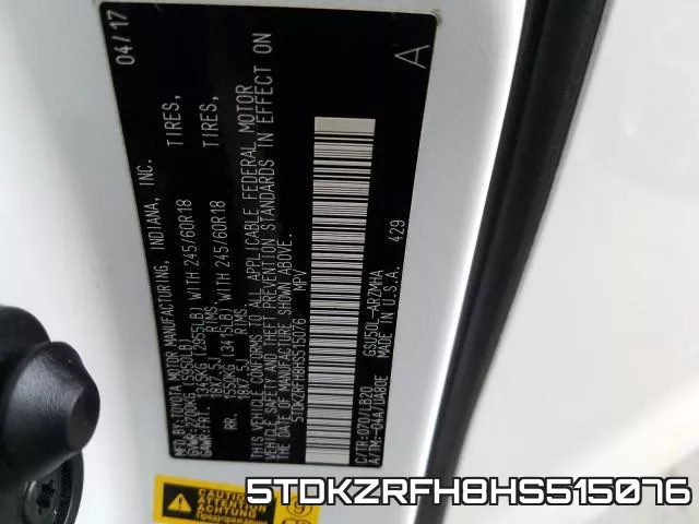 5TDKZRFH8HS515076 фото 2