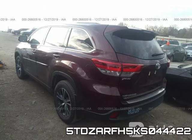 5TDZARFH5KS044422 фото 4
