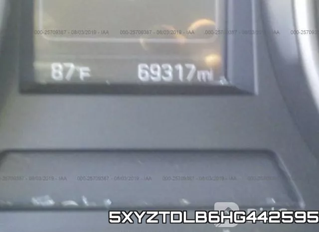 5XYZTDLB6HG442595 фото 8