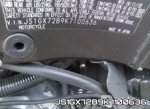 JS1GX72B9K7100636 фото 2